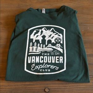 Next Level Apparel Green Vancouver Explorers Club Tee